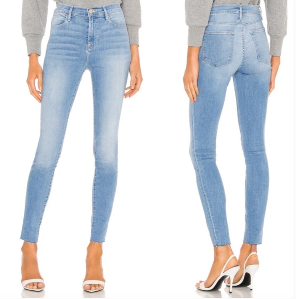 Frame Denim NWT Le Skinny De Jeanne High Rise Skinny Jean in Europa // 24